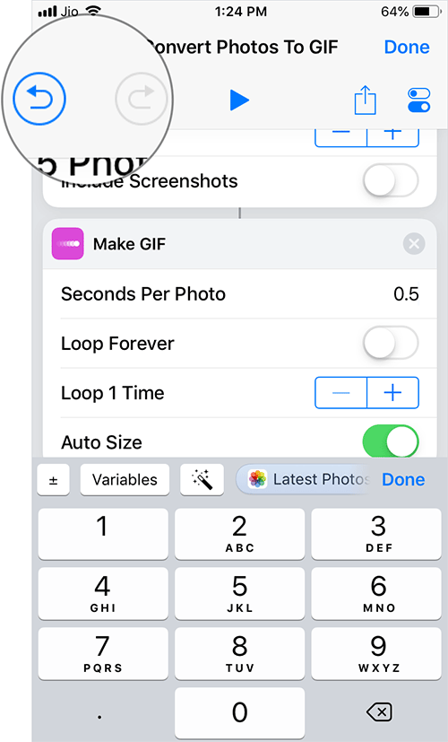 undo shortcut mac